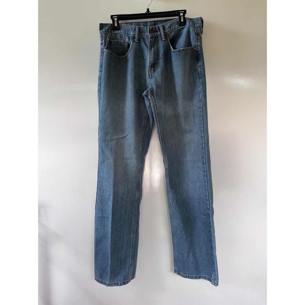 Levis 559 Mens Relaxed Straight Leg Jeans Medium Wash Blue Denim 33x34
